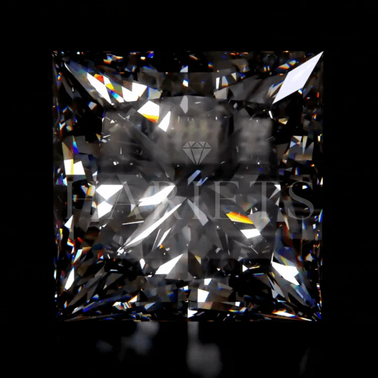 Moissanite / Princess / DEF/ VVS1