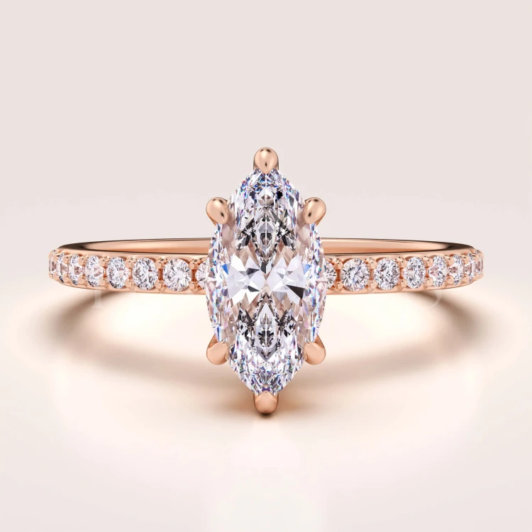 bague-fiancailles-halo-moissanite-1ct-taille-marquise-or-rose-selena-hariets.