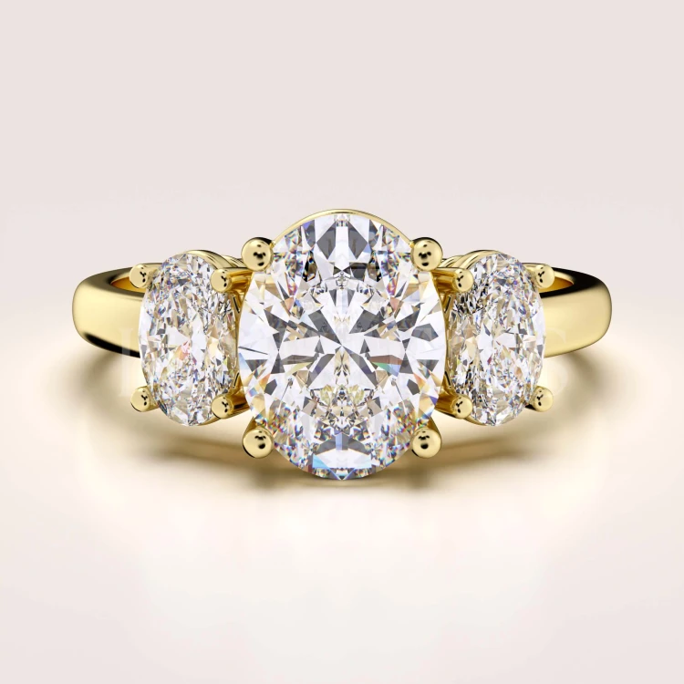 bague-de-fiancailles-trinity-moissanite-3ct-taille-ovale-or-jaune-evoris-hariets.