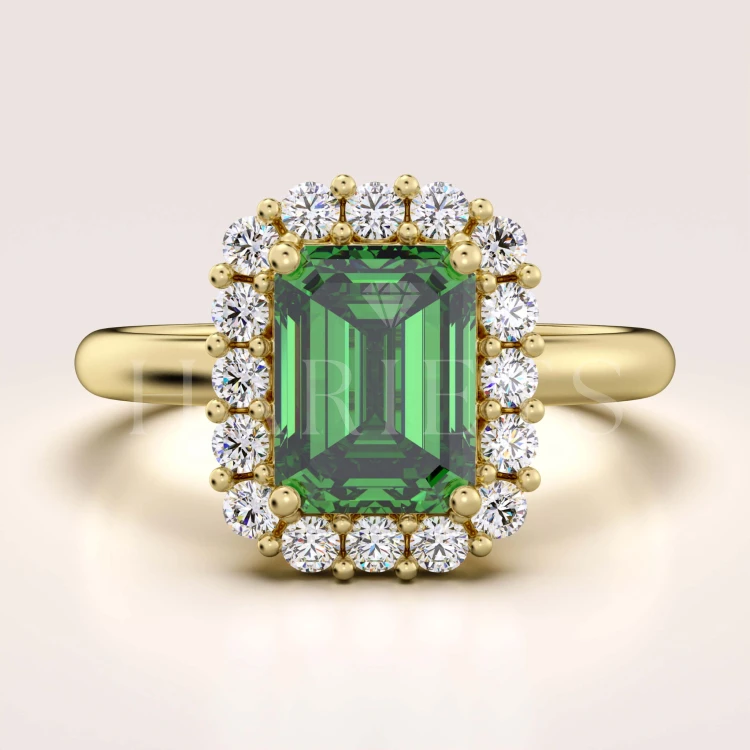 bague-fiancailles-vintage-moissanite-verte-2ct-taille-emeraude-or-jaune-daisy-hariets.jpg