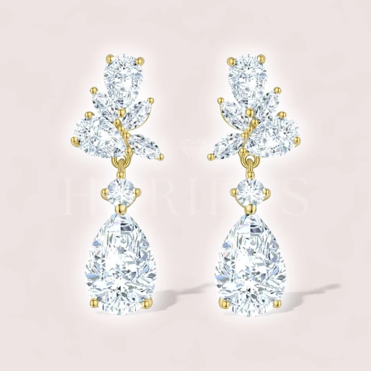 boucles-oreilles-mariage-pendantes-argent-dore-avec-moissanites-taille-poire-hariets.