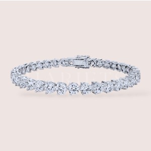Bracelet tennis 3CLAW avec moissanites 3mm - argent 925