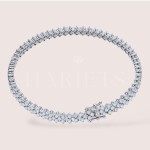 Bracelet tennis avec moissanites Rosetti 1.5mm – argent 925