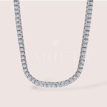 Collier tennis en moissanites 3mm – argent 925