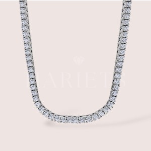 Collier tennis en moissanites 3mm – argent 925