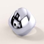 Chevalière ronde Oblivion – Argent 925