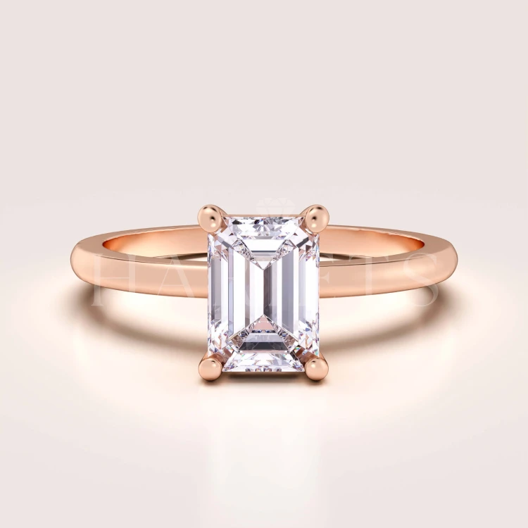 bague-de-fiançailles-solitaire-verity-diamant-de-laboratoire-1ct-taille-émeraude-or-rose-hariets.