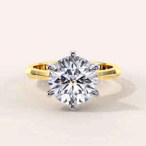 Bague de fiançailles avec moissanite 1,5 ct – Dream, or 585