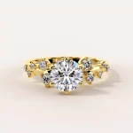Bague de fiançailles avec moissanite – Velaris or 585